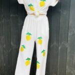 Pantalon Limon - Blanc