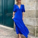 Robe Iris - Bleu Royal